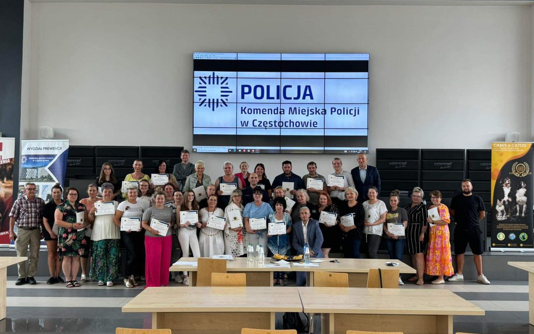 Szkolenie dla hodowców w Komendzie Miejskiej Policji w Częstochowie